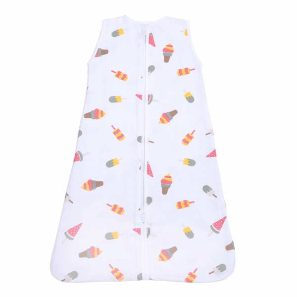 Slaapzak Little Boo Hydrofiel Icecream Pink 110cm - Afbeelding 1