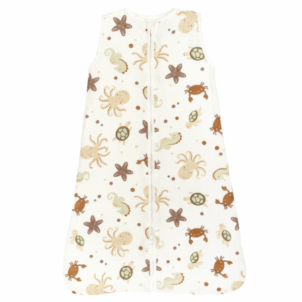 Slaapzak Little Boo Hydrofiel Ocean Brown 110cm - Afbeelding 1