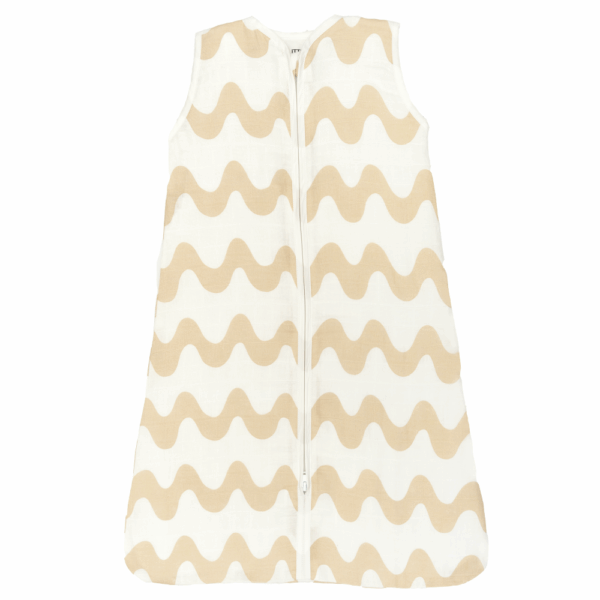 Slaapzak Little Boo Hydrofiel Big Wavy Sand 90cm - Afbeelding 1