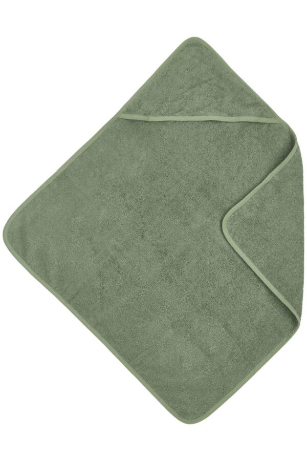 Badcape Meyco Basic Badstof Forest Green - Afbeelding 1