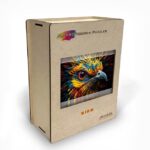 Houten puzzel Vogel (200) - Rainbow Wooden Puzzles  Legpuzzel