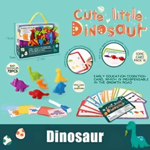 Rainbow Teddy Bears Toys™ - Educatief&Creatief - Regenboog Telberen Berenset (Dinosaurus) | Educatief Speelgoed