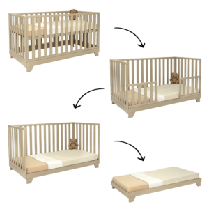 Meegroeiledikant Colorfull Home Lois V2 70x140 Pure Sand