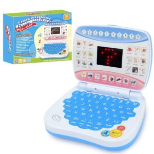 Learn Laptop™ – Slim&Taalrijk– Kindercomputer Blauw | Educatief Speelgoed