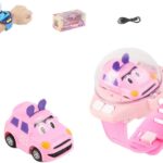 Car adventure™ | Bestuurbare auto altijd bij je - Auto horloge Roze Mini | Educatief Speelgoed