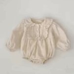 Mini Fashion™ - Comfortabel&Stijlvol - Lente Romper Jurkjes Kinderen Romper - Beige / 110 (3 jaar) | Educatief Speelgoed