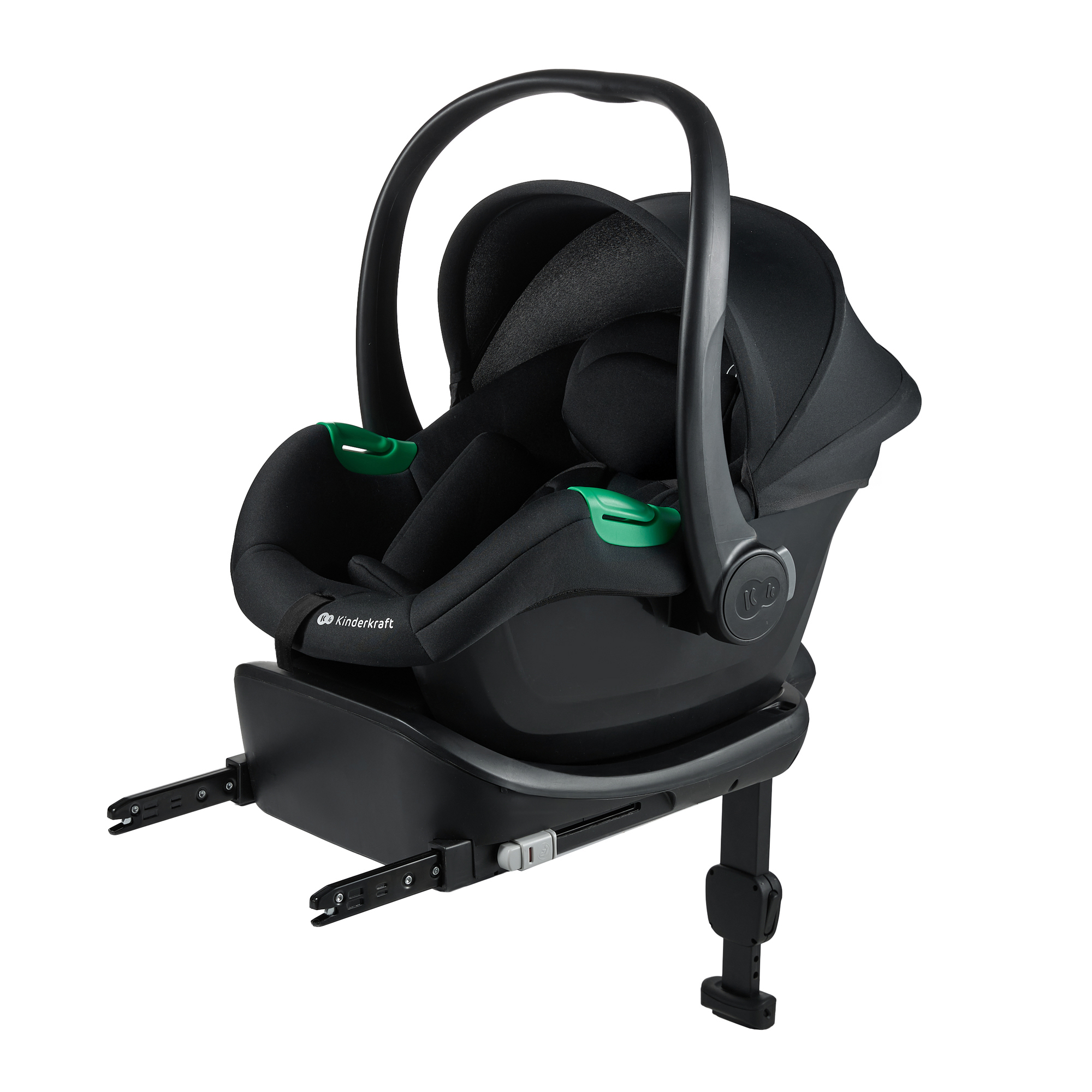 Autostoel Kinderkraft Mink 2 Pro I-Size Black Met Base Autostoel Kinderkraft Mink 2 Pro I-Size Black Met Base - Afbeelding 1