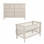 Babykamer Bretagne Gala Sand (Commode + Ledikant)
