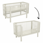 Ledikant Novi at Home® Klara Incl. Bedzijde 70x140 Sand