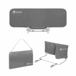 Bedrek Lionelo Lora Opvouwbaar Grey Stone