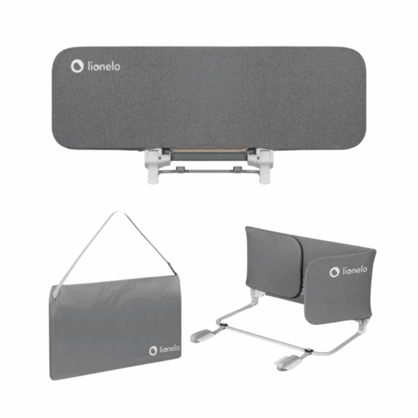 Bedrek Lionelo Lora Opvouwbaar Grey Stone - Afbeelding 1