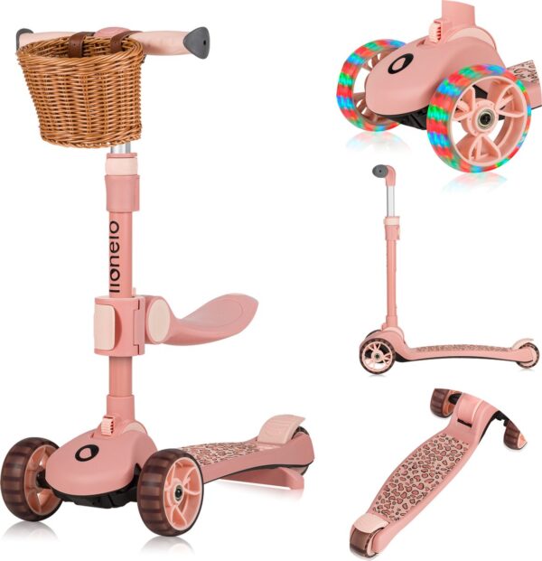 Step Lionelo Franky 2-in-1 Pink Rose - Afbeelding 1