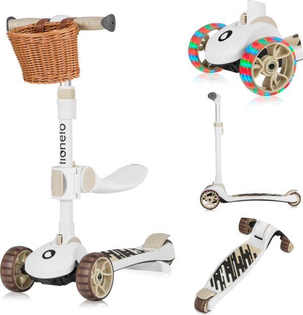 Step Lionelo Franky 2-in-1 Beige - Afbeelding 1