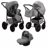 Kinderwagen Teddy Siena 3-in-1 Grijs