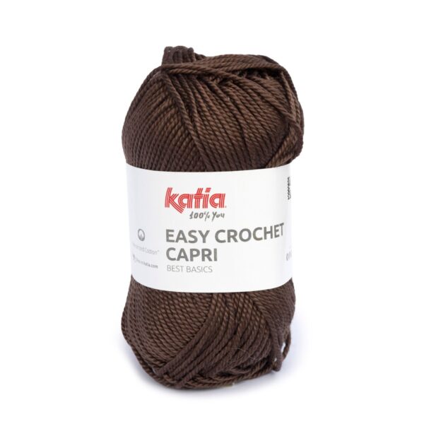 Katia Easy Crochet Capri - chocoladebruin 103 - Afbeelding 1