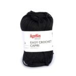 Katia Easy Crochet Capri - zwart 106