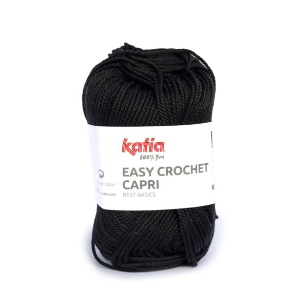 Katia Easy Crochet Capri - zwart 106 - Afbeelding 1