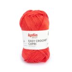 Katia Easy Crochet Capri - koraalrood 112