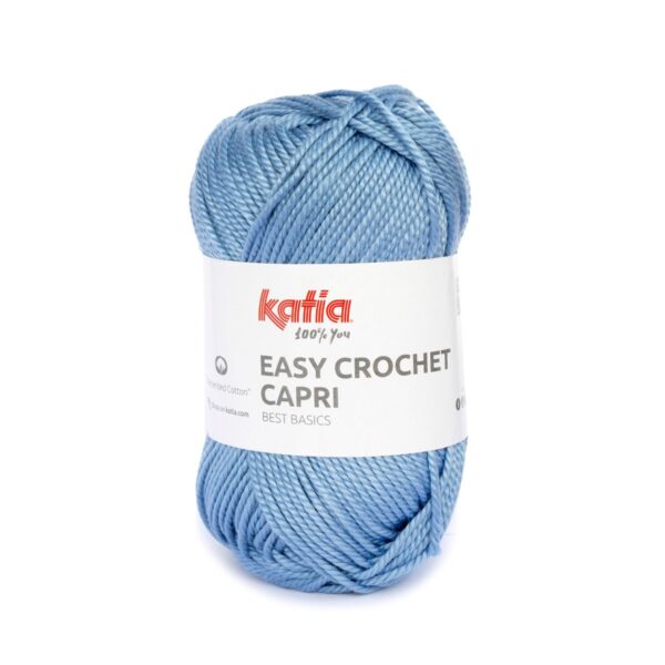 Katia Easy Crochet Capri - licht jeans 114 - Afbeelding 1