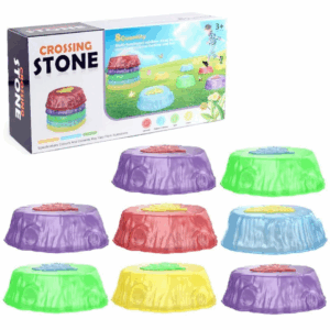 Crossing Stones™ - Springen&Balanceren - Lichtgevende Balansstenen 8 Stuks | Educatief Speelgoed