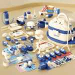 Hippo Doctors Set™ - Mini Dokters in Actie - Speelgoed Doktersset 72 stuks / Blauw | Educatief Speelgoed