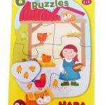 6 eerste puzzels - Boerderij (2-3-4) - HABA  Legpuzzel