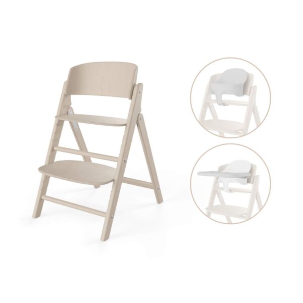 Kinderstoel Cybex CLICK&FOLD 3-in-1 All Natural/Light Natural - Afbeelding 1