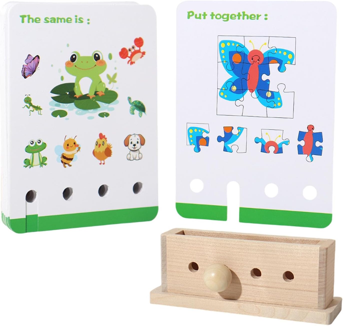 61IJKHcqQbL._AC_SL1500 Logic Lock™ - Logisch nadenken - Sorteer&Match Puzzel Groen | Educatief Speelgoed - Afbeelding 1