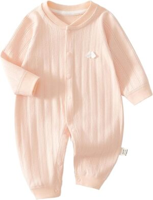 Mini Fashion™ - Knus&Comfortabel - Baby Pyjama Roze / 80 (9–12 maanden) | Educatief Speelgoed