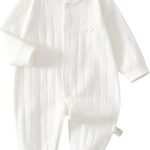 Mini Fashion™ - Knus&Comfortabel - Baby Pyjama Wit / 66 (3–6 maanden) | Educatief Speelgoed