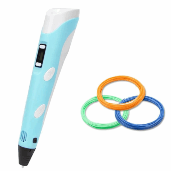 3D Pen™ | De magische 3D ontwerper! Blauw + 9 meter filament | Educatief Speelgoed - Afbeelding 1