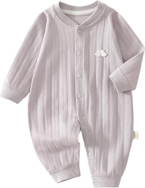 Mini Fashion™ - Knus&Comfortabel - Baby Pyjama Paars / 90 (1–1.5 jaar) | Educatief Speelgoed
