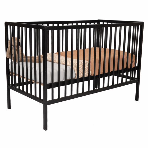 Ledikant Colorfull Home Linda Open 60x120 Black - Afbeelding 1