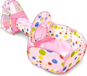 Fun Fort - Gooien&Gieren - Kinder Speeltent Roze | Educatief Speelgoed