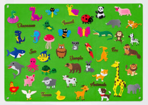 FeltBoard™ | Eindeloos ontdek- en speelplezier! - Viltbord Dieren | Educatief Speelgoed