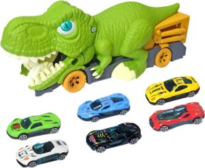 Dino Car Truck™ - Rijd de prehistorie in - Dinosaurus speelgoedauto | Educatief Speelgoed