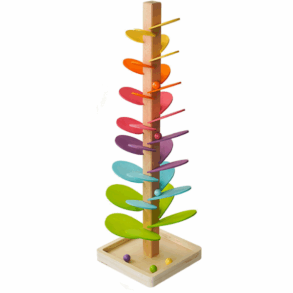 Woods™ - Speelse Takken - Regenboogboom Regenboogboom XL - 71 cm | Educatief Speelgoed - Afbeelding 1