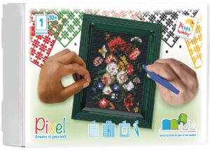 Pixelhobby set met lijst - Stilleven met Bloemen