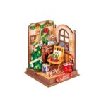 Robotime miniatuur DIY kit - Christmas Fireplace