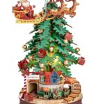 Robotime houten 3D puzzel - muziekdoos Christmas Melody Tree