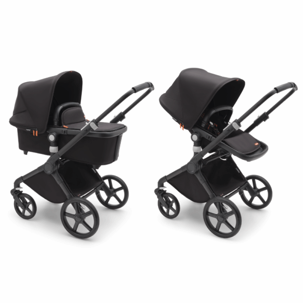 Kinderwagen Bugaboo Fox Cub Compleet Black/Midnight Black - Afbeelding 1