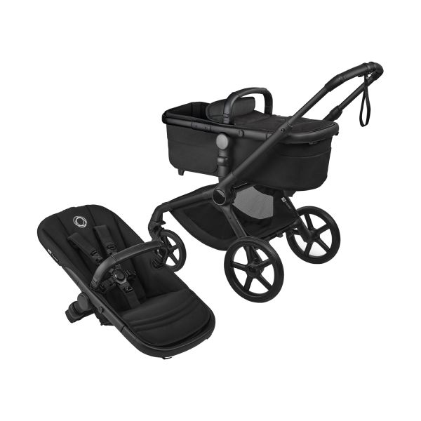 Base Bugaboo Fox5 Renew Black/Heritage Black (Frame + Bekleding) - Afbeelding 1