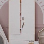 Kast So Sixty Wit/Naturel (2-deurs)