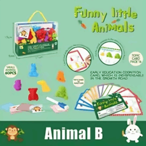 Rainbow Teddy Bears Toys™ - Educatief&Creatief - Regenboog Telberen Berenset (Dieren: Type B) | Educatief Speelgoed