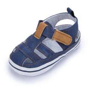 Mini Fashion™ - Licht&Comfortabel - Peuter Sandalen Donkerblauw / 2 (6-12 maanden) | Educatief Speelgoed