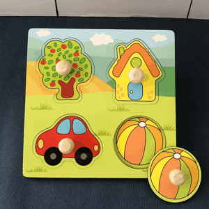 Clever Puzzle™ - Slim Spelen - Houten Puzzel Huisje | Educatief Speelgoed
