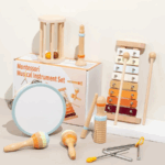 Infant Bell™ - Zachte Geluiden - Montessori Muzikale Instrumenten 7-Delige Set | Educatief Speelgoed
