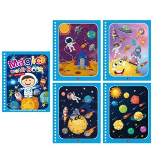 Magic Water Book™ - Tover de tekening tevoorschijn - Kleurboek Ruimte | Educatief Speelgoed