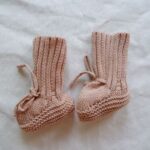 Mini Fashion™ - Warm&Stijlvol - Gebreide Babyslofjes Roze / S (0-6 maanden) | Educatief Speelgoed
