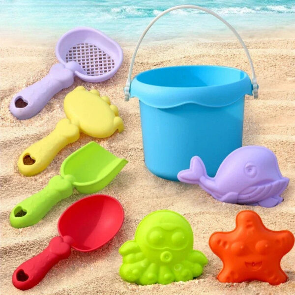 Beach Fun Set™ – Zomers Zandplezier – Strandspeelgoed Set 8 Stuks | Educatief Speelgoed - Afbeelding 1